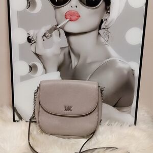 Michael Kors Taupe Crossbody Bag